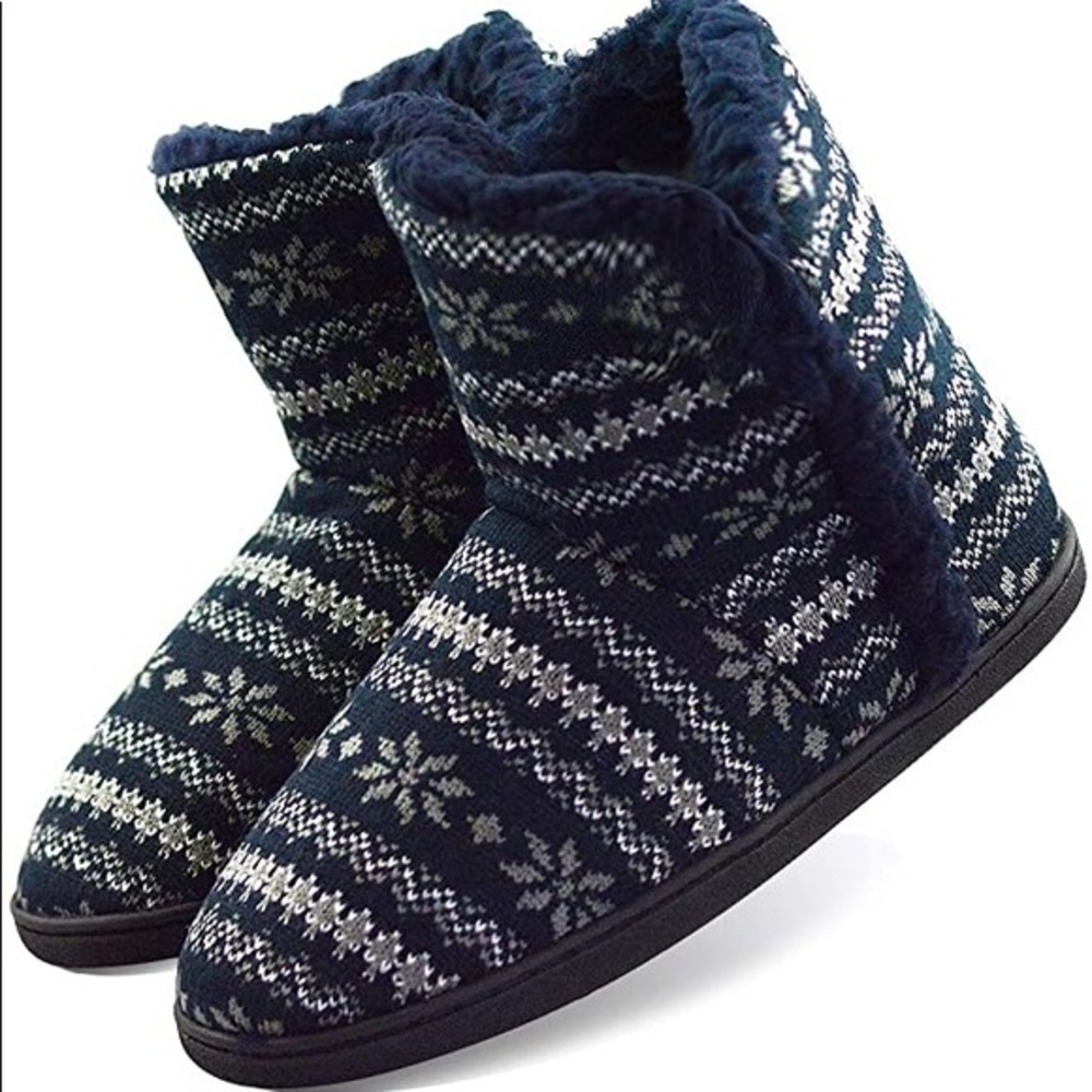 New Women's Plush Lining Fuzzy Fur Slippers